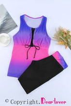 Black Ombre Print Racerback