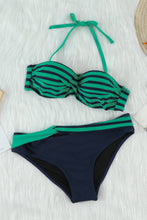 Halter Bandeau Striped