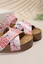 Braided Detail Criss Cross Platform