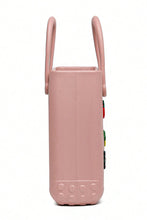 Fiery Red Waterproof EVA Random Decorations Hollow Tote Bag