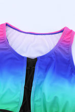 Black Ombre Print Racerback