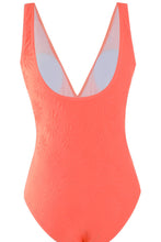 Bright Green  Ruffle Plunge Neck