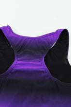 Black Ombre Print Racerback