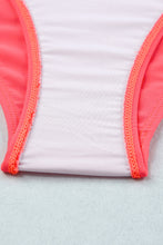 Scalloped Criss Cross High Waist