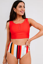 Square Neck Sleeveless Fashion Print