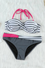 Halter Bandeau Striped