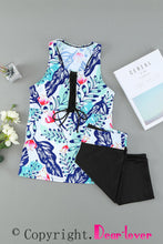 Black Ombre Print Racerback