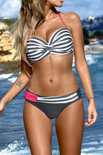 Halter Bandeau Striped