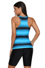 Black Ombre Print Racerback