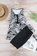 Black Ombre Print Racerback