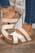 Braided Detail Criss Cross Platform