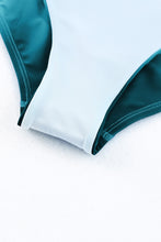 Oceanic Gradient Color Peekaboo Halter