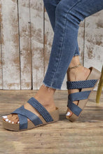 Braided Detail Criss Cross Platform