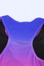 Black Ombre Print Racerback