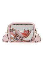 White Clear PVC Leather Strap Crossbody Bag