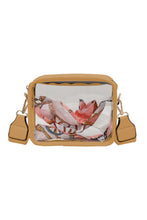 White Clear PVC Leather Strap Crossbody Bag