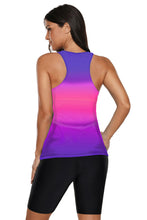 Black Ombre Print Racerback