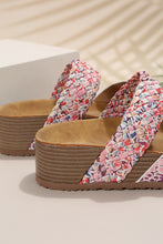 Braided Detail Criss Cross Platform