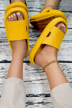 Hollow-out Thick Soled Slip On