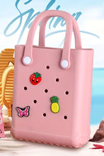 Fiery Red Waterproof EVA Random Decorations Hollow Tote Bag