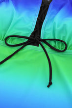 Black Ombre Print Racerback