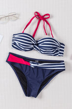 Halter Bandeau Striped