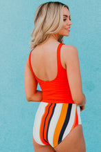 Square Neck Sleeveless Fashion Print