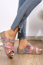 Braided Detail Criss Cross Platform