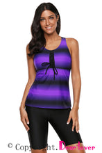 Black Ombre Print Racerback