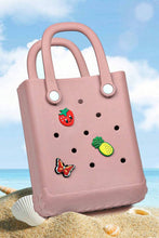 Fiery Red Waterproof EVA Random Decorations Hollow Tote Bag