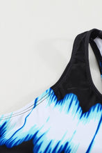 Black Ombre Print Racerback