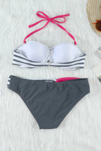 Halter Bandeau Striped