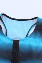 Black Ombre Print Racerback