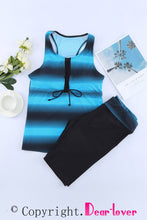 Black Ombre Print Racerback