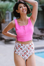 Square Neck Sleeveless Fashion Print