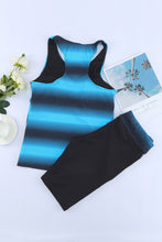 Black Ombre Print Racerback