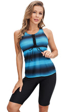 Black Ombre Print Racerback