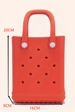 Fiery Red Waterproof EVA Random Decorations Hollow Tote Bag
