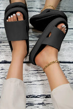 Hollow-out Thick Soled Slip On