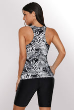Black Ombre Print Racerback