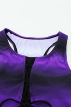 Black Ombre Print Racerback