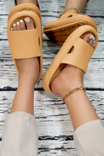 Hollow-out Thick Soled Slip On