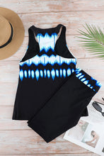 Black Ombre Print Racerback
