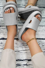 Hollow-out Thick Soled Slip On