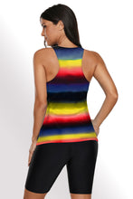 Black Ombre Print Racerback