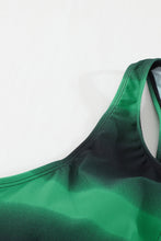 Black Ombre Print Racerback