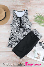 Black Ombre Print Racerback