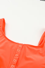 Square Neck Sleeveless Fashion Print