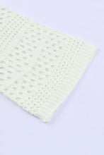 Hollow Out Crochet V Neck Sweater