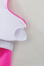 Scalloped Criss Cross High Waist